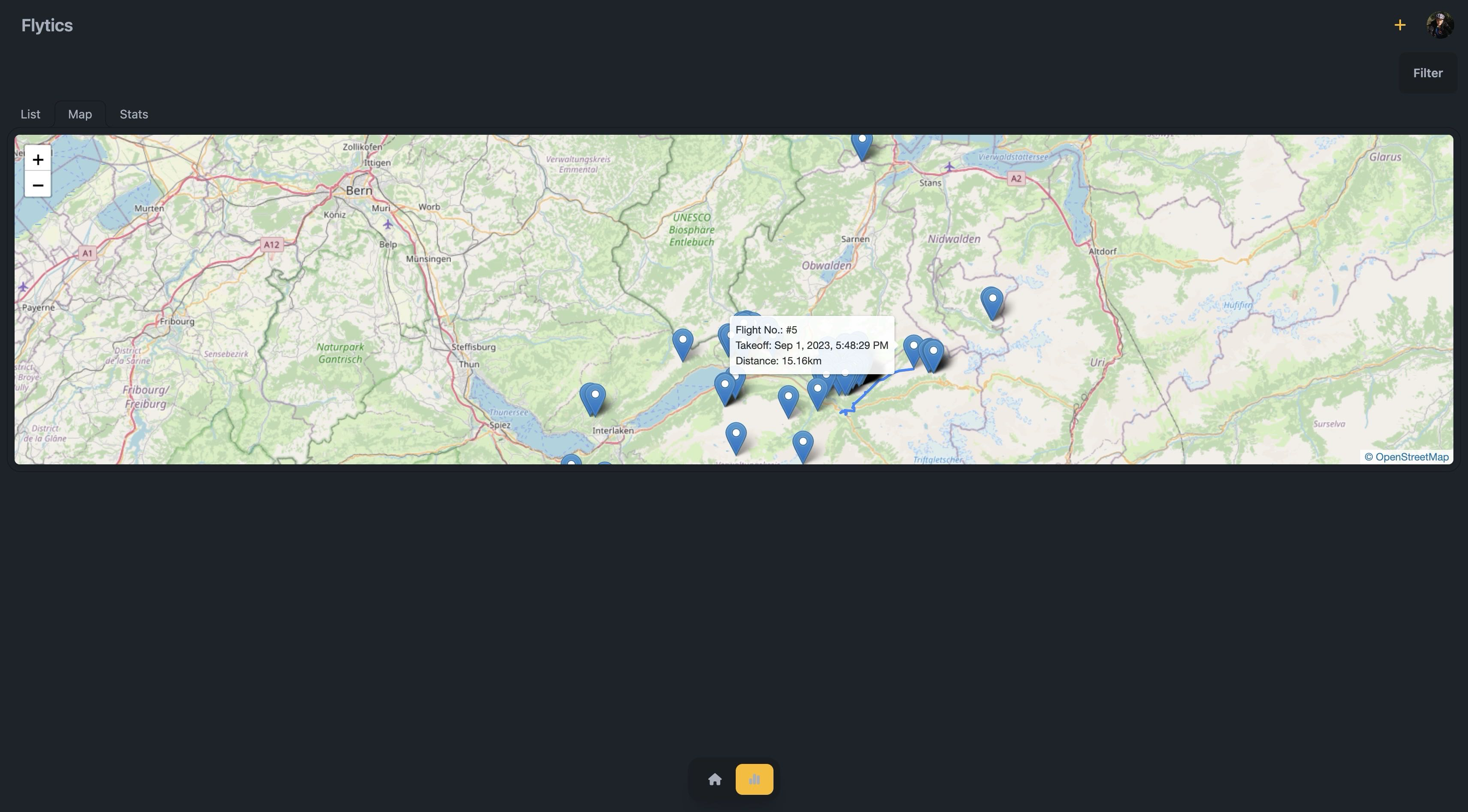 Map visualization